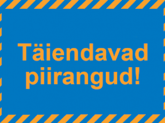 Haridusvaldkonna piirangud alates 25. jaanuarist